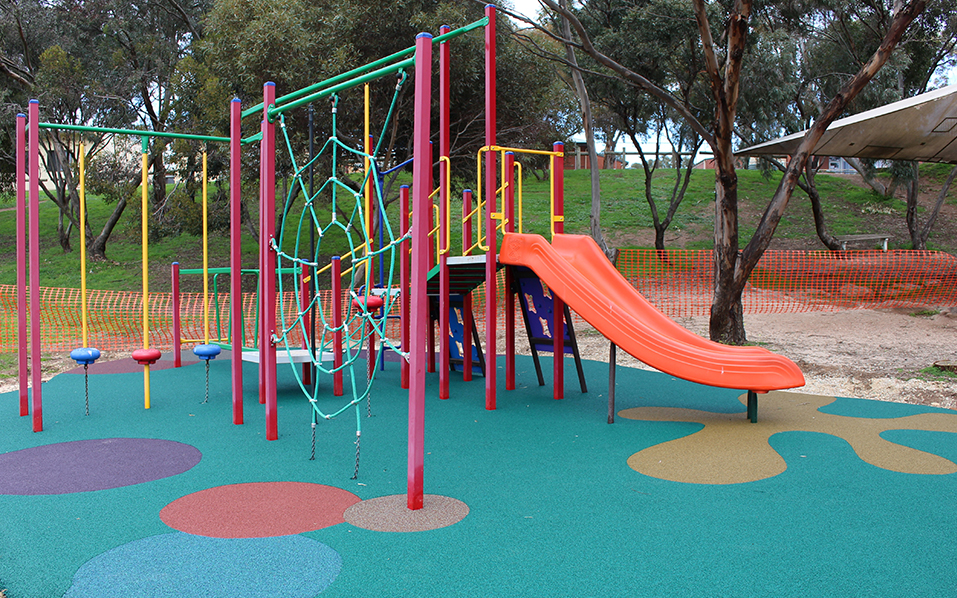 Golden Grove Primary School - Play equipment and rubber soft-fall installation 